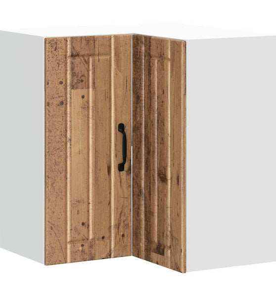 Küchen-Eckhängeschrank Lucca Altholz-Optik Holzwerkstoff