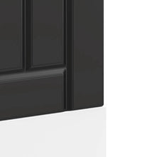 Geschirrspülerblende Lucca Schwarz Holzwerkstoff