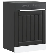 Geschirrspülerblende Lucca Schwarz Holzwerkstoff