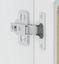 Küchen-Hängeschrank mit Glastür Sonoma-Eiche Holzwerkstoff