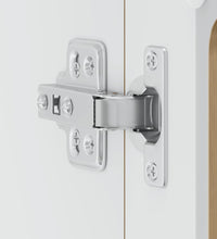 Küchen-Hängeschrank mit Glastür Artisan-Eiche Holzwerkstoff