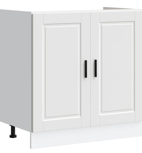 Spülenunterschrank Porto Weiß 80x46x81,5 cm Holzwerkstoff