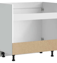 Spülenunterschrank Porto Weiß 80x46x81,5 cm Holzwerkstoff