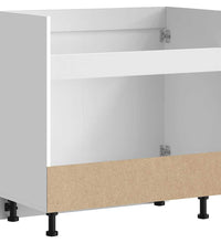 Spülenunterschrank Porto Schwarz 80x46x81,5 cm Holzwerkstoff