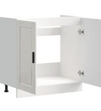 Spülenunterschrank Porto Hochglanz-Weiß 80x46x81,5 cm
