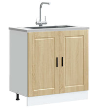 Spülenunterschrank Porto Sonoma-Eiche 80x46x81,5 cm