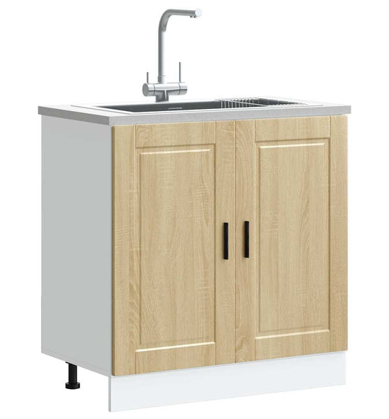 Spülenunterschrank Porto Sonoma-Eiche 80x46x81,5 cm