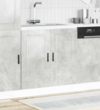 Spülenunterschrank Porto Betongrau 80x46x81,5 cm Holzwerkstoff