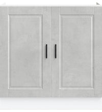 Spülenunterschrank Porto Betongrau 80x46x81,5 cm Holzwerkstoff