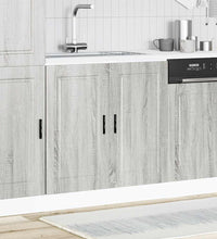 Spülenunterschrank Porto Grau Sonoma 80x46x81,5cm Holzwerkstoff
