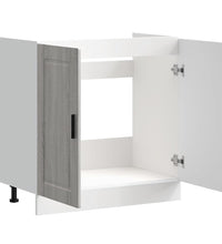 Spülenunterschrank Porto Grau Sonoma 80x46x81,5cm Holzwerkstoff