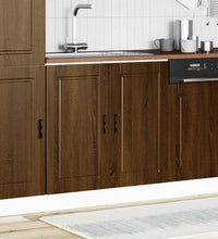 Spülenunterschrank Porto Braun Eichen-Optik 80x46x81,5 cm