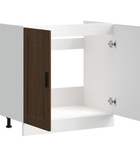 Spülenunterschrank Porto Braun Eichen-Optik 80x46x81,5 cm