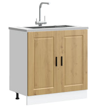 Spülenunterschrank Porto Artisan-Eiche 80x46x81,5 cm