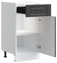 Küchenunterschrank Porto Schwarz Holzwerkstoff