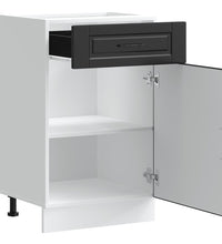 Küchenunterschrank Porto Schwarz Holzwerkstoff