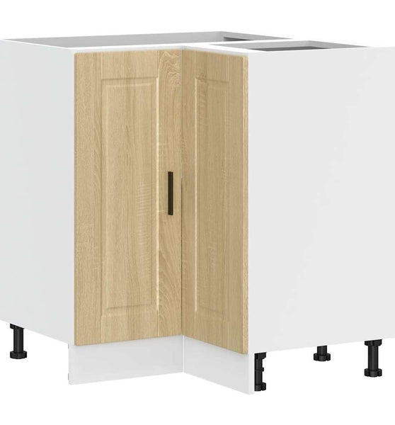 Küchen-Eckunterschrank Porto Sonoma-Eiche Holzwerkstoff