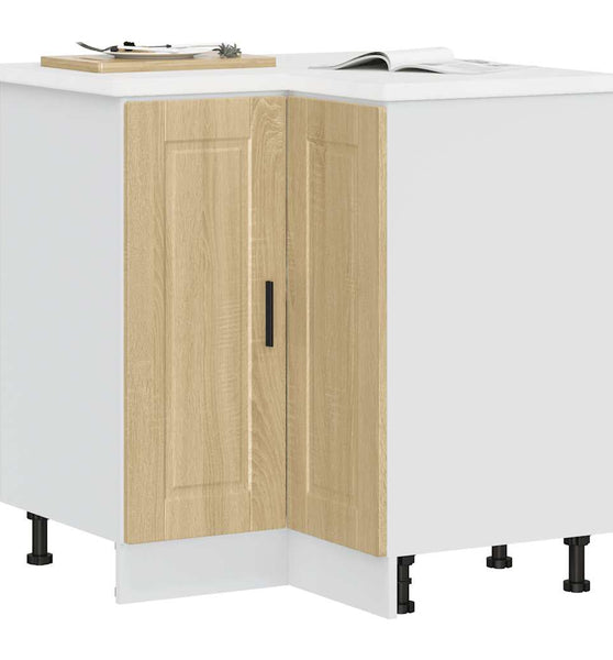 Küchen-Eckunterschrank Porto Sonoma-Eiche Holzwerkstoff