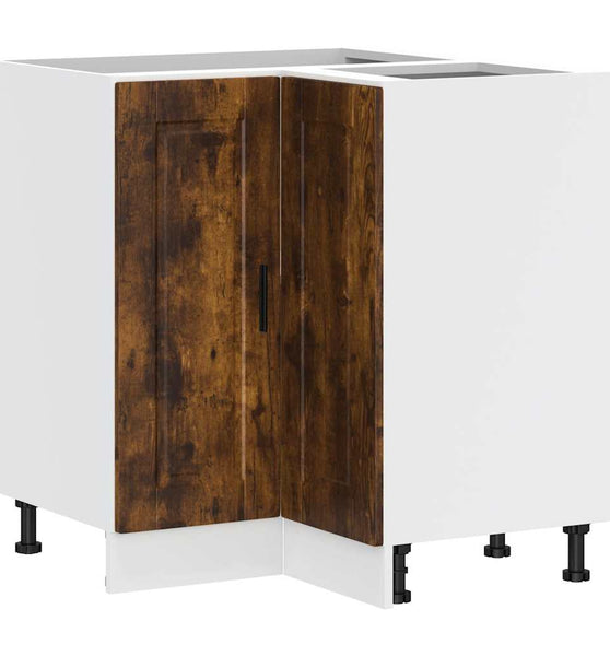 Küchen-Eckunterschrank Porto Räuchereiche Holzwerkstoff