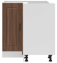Küchen-Eckunterschrank Porto Braun Eichen-Optik Holzwerkstoff