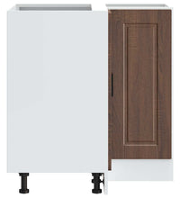 Küchen-Eckunterschrank Porto Braun Eichen-Optik Holzwerkstoff