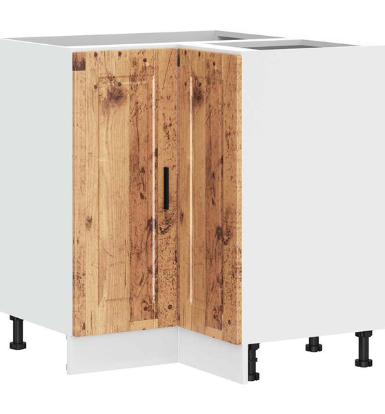 Küchen-Eckunterschrank Porto Altholz-Optik Holzwerkstoff