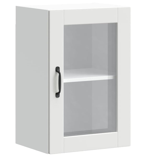 Küchen-Hängeschrank mit Glastür Porto Weiß