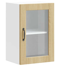 Küchen-Hängeschrank mit Glastür Porto Sonoma-Eiche