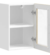 Küchen-Hängeschrank mit Glastür Porto Sonoma-Eiche