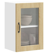 Küchen-Hängeschrank mit Glastür Porto Sonoma-Eiche