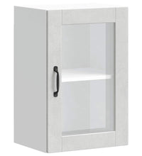 Küchen-Hängeschrank mit Glastür Porto Betongrau