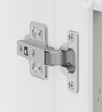 Küchen-Hängeschrank mit Glastür Porto Betongrau