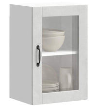 Küchen-Hängeschrank mit Glastür Porto Betongrau