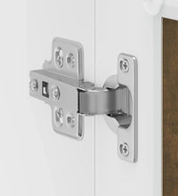 Küchen-Hängeschrank mit Glastür Porto Räuchereiche