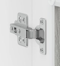Küchen-Hängeschrank mit Glastür Porto Grau Sonoma