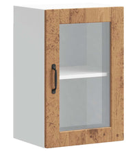 Küchen-Hängeschrank mit Glastür Porto Altholz-Optik