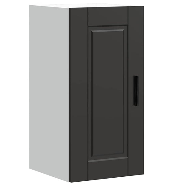 Küchen-Hängeschrank Porto Schwarz Holzwerkstoff