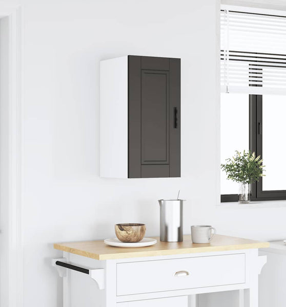 Küchen-Hängeschrank Porto Schwarz Holzwerkstoff