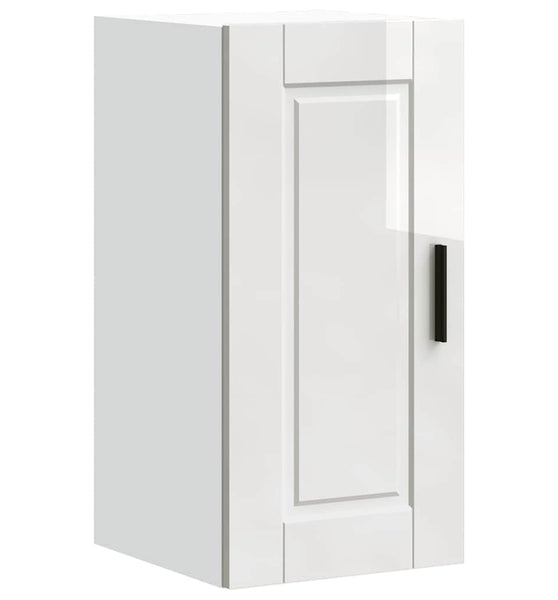 Küchen-Hängeschrank Porto Hochglanz-Weiß Holzwerkstoff