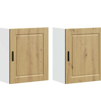 Küchen-Hängeschränke 2 Stk. Porto Artisan-Eiche Holzwerkstoff