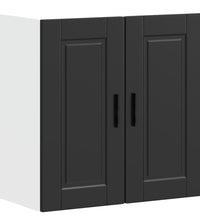 Küchen-Hängeschrank Porto Schwarz Holzwerkstoff