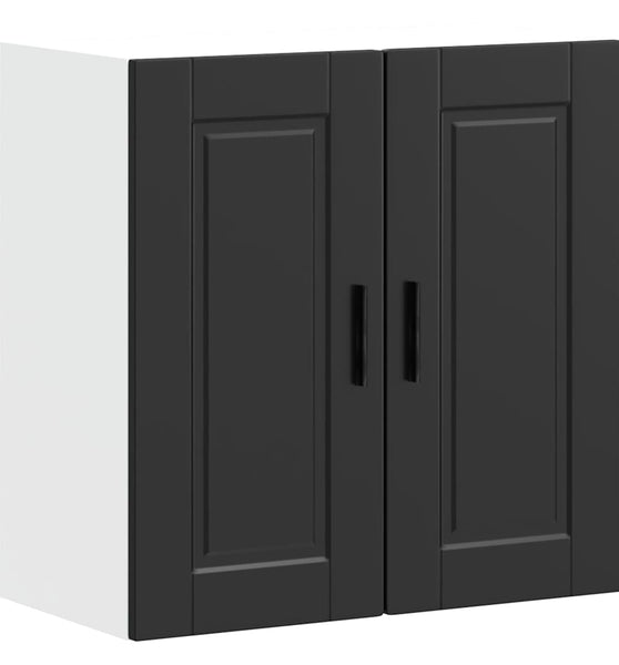 Küchen-Hängeschrank Porto Schwarz Holzwerkstoff