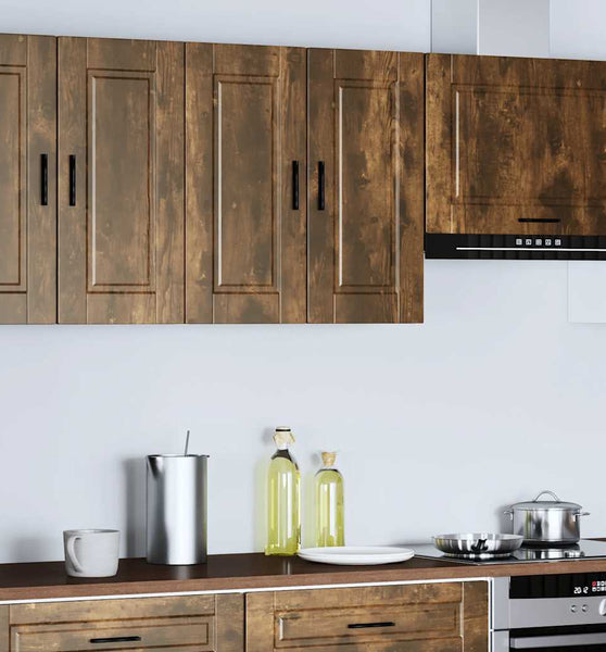Küchen-Hängeschrank Porto Räuchereiche Holzwerkstoff