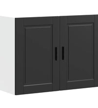Küchen-Hängeschrank Porto Schwarz Holzwerkstoff