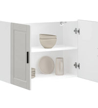 Küchen-Hängeschrank Porto Hochglanz-Weiß Holzwerkstoff