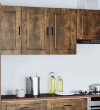 Küchen-Hängeschrank Porto Räuchereiche Holzwerkstoff