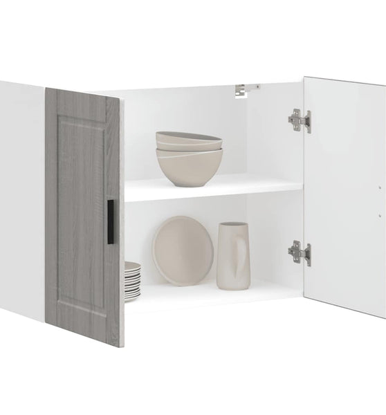 Küchen-Hängeschrank Porto Grau Sonoma Holzwerkstoff