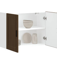 Küchen-Hängeschrank Porto Braun Eichen-Optik Holzwerkstoff
