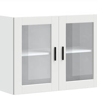 Küchen-Hängeschrank mit Glastür Porto Weiß