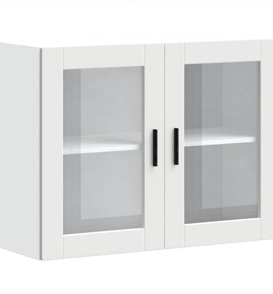 Küchen-Hängeschrank mit Glastür Porto Weiß